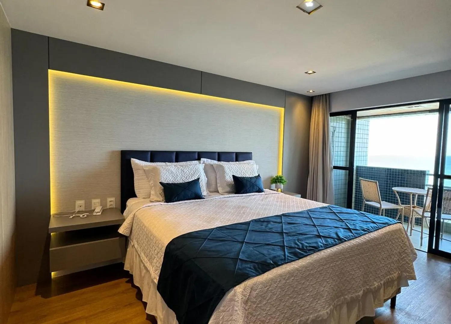 Paradise Flat 804 - Luxo, Vista E Localizacao - Flat Decorado Na Melhor Regiao De Natal